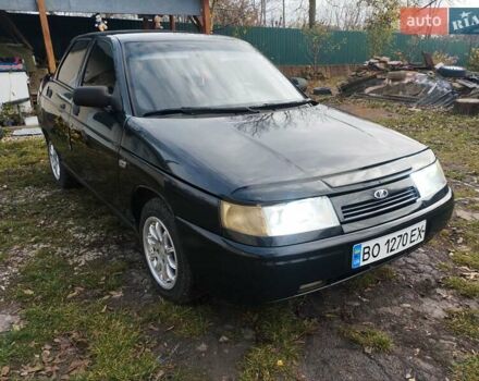 Чорний ВАЗ 2110, об'ємом двигуна 1.6 л та пробігом 208 тис. км за 2150 $, фото 3 на Automoto.ua