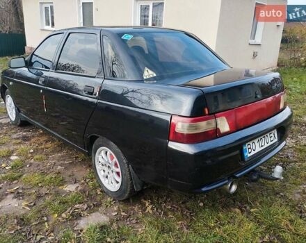 Чорний ВАЗ 2110, об'ємом двигуна 1.6 л та пробігом 208 тис. км за 2150 $, фото 5 на Automoto.ua