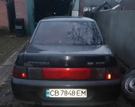 Черный ВАЗ 2110, объемом двигателя 1.6 л и пробегом 500 тыс. км за 593 $, фото 3 на Automoto.ua