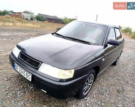 Чорний ВАЗ 2110, об'ємом двигуна 1.6 л та пробігом 209 тис. км за 2500 $, фото 23 на Automoto.ua