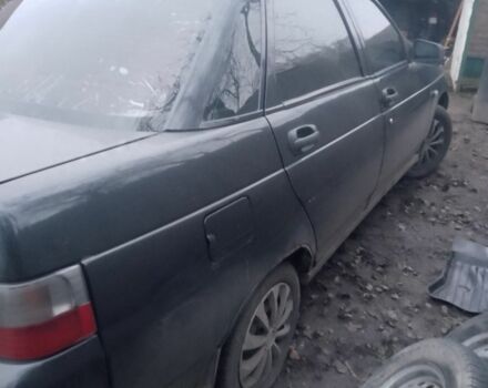 Черный ВАЗ 2110, объемом двигателя 1.6 л и пробегом 500 тыс. км за 593 $, фото 1 на Automoto.ua