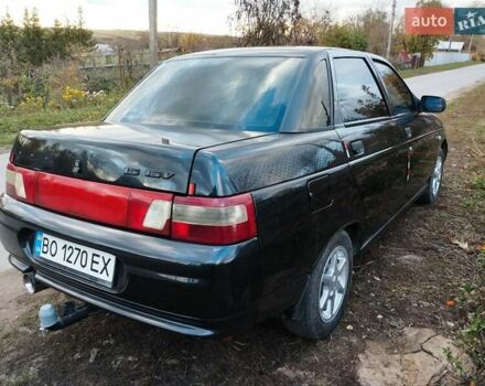 Чорний ВАЗ 2110, об'ємом двигуна 1.6 л та пробігом 208 тис. км за 2150 $, фото 6 на Automoto.ua