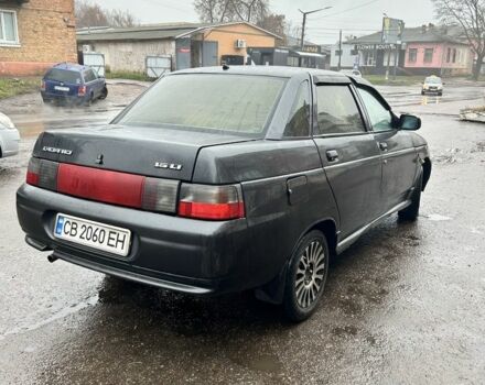 Чорний ВАЗ 2110, об'ємом двигуна 1.6 л та пробігом 190 тис. км за 1700 $, фото 1 на Automoto.ua