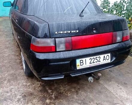 Черный ВАЗ 2110, объемом двигателя 1.5 л и пробегом 110 тыс. км за 1800 $, фото 2 на Automoto.ua