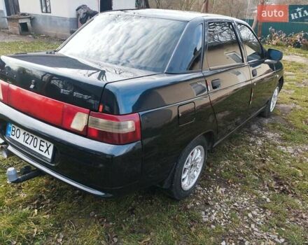 Чорний ВАЗ 2110, об'ємом двигуна 1.6 л та пробігом 208 тис. км за 2150 $, фото 4 на Automoto.ua