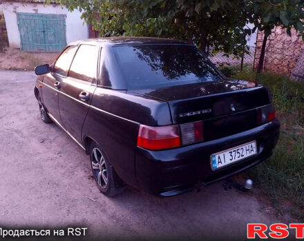 Черный ВАЗ 2110, объемом двигателя 1.6 л и пробегом 300 тыс. км за 1650 $, фото 2 на Automoto.ua