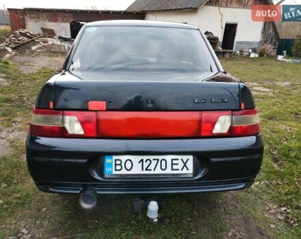 Чорний ВАЗ 2110, об'ємом двигуна 1.6 л та пробігом 209 тис. км за 2150 $, фото 11 на Automoto.ua