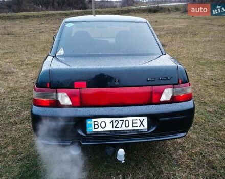 Черный ВАЗ 2110, объемом двигателя 1.6 л и пробегом 209 тыс. км за 2150 $, фото 4 на Automoto.ua