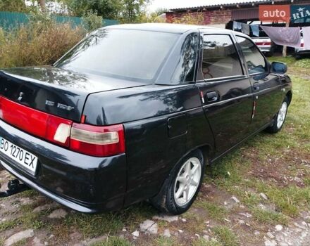 Чорний ВАЗ 2110, об'ємом двигуна 1.6 л та пробігом 208 тис. км за 2150 $, фото 23 на Automoto.ua