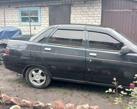 Черный ВАЗ 2110, объемом двигателя 1.6 л и пробегом 130 тыс. км за 1600 $, фото 1 на Automoto.ua