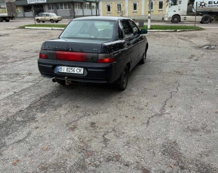 Черный ВАЗ 2110, объемом двигателя 1.6 л и пробегом 200 тыс. км за 2000 $, фото 3 на Automoto.ua