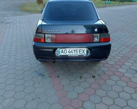 Черный ВАЗ 2110, объемом двигателя 1.6 л и пробегом 190 тыс. км за 2200 $, фото 1 на Automoto.ua