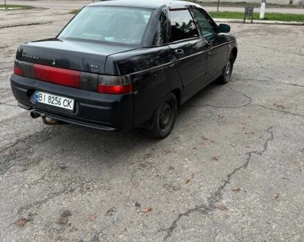 Черный ВАЗ 2110, объемом двигателя 1.6 л и пробегом 200 тыс. км за 2000 $, фото 2 на Automoto.ua