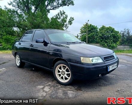 Чорний ВАЗ 2110, об'ємом двигуна 1.6 л та пробігом 200 тис. км за 2200 $, фото 1 на Automoto.ua