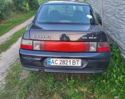 Черный ВАЗ 2110, объемом двигателя 1 л и пробегом 138 тыс. км за 1700 $, фото 1 на Automoto.ua