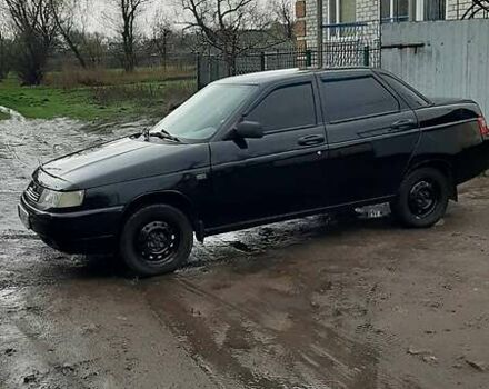 Чорний ВАЗ 2110, об'ємом двигуна 1.6 л та пробігом 208 тис. км за 3700 $, фото 1 на Automoto.ua