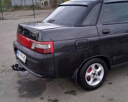 Черный ВАЗ 2110, объемом двигателя 1.62 л и пробегом 194 тыс. км за 2000 $, фото 3 на Automoto.ua