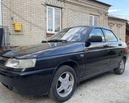Черный ВАЗ 2110, объемом двигателя 1 л и пробегом 142 тыс. км за 2200 $, фото 1 на Automoto.ua