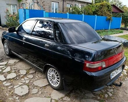 Черный ВАЗ 2110, объемом двигателя 1.6 л и пробегом 160 тыс. км за 2800 $, фото 4 на Automoto.ua