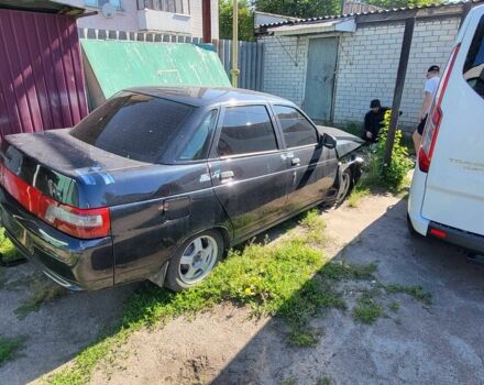 Черный ВАЗ 2110, объемом двигателя 1.6 л и пробегом 260 тыс. км за 850 $, фото 1 на Automoto.ua