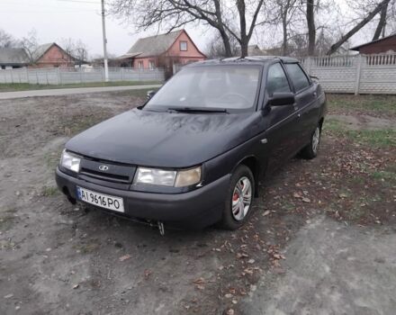 Черный ВАЗ 2110, объемом двигателя 1.5 л и пробегом 350 тыс. км за 850 $, фото 1 на Automoto.ua