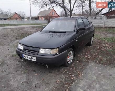 Черный ВАЗ 2110, объемом двигателя 1.5 л и пробегом 320 тыс. км за 850 $, фото 1 на Automoto.ua