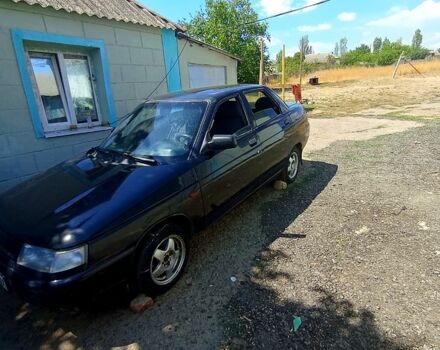 Черный ВАЗ 2110, объемом двигателя 1.6 л и пробегом 123 тыс. км за 1150 $, фото 1 на Automoto.ua