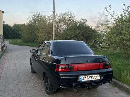 Черный ВАЗ 2110, объемом двигателя 1.6 л и пробегом 330 тыс. км за 2300 $, фото 1 на Automoto.ua
