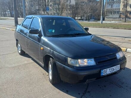 Чорний ВАЗ 2110, об'ємом двигуна 1.6 л та пробігом 160 тис. км за 1329 $, фото 1 на Automoto.ua