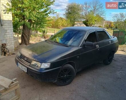 Черный ВАЗ 2110, объемом двигателя 1.6 л и пробегом 345 тыс. км за 1200 $, фото 1 на Automoto.ua