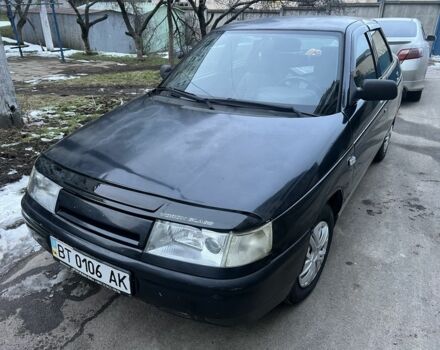Черный ВАЗ 2110, объемом двигателя 1.6 л и пробегом 119 тыс. км за 2000 $, фото 1 на Automoto.ua