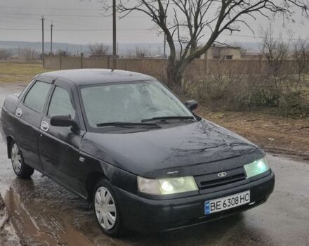 Черный ВАЗ 2110, объемом двигателя 1.6 л и пробегом 199 тыс. км за 1150 $, фото 1 на Automoto.ua