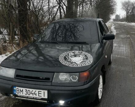 Черный ВАЗ 2110, объемом двигателя 1.6 л и пробегом 200 тыс. км за 1500 $, фото 1 на Automoto.ua