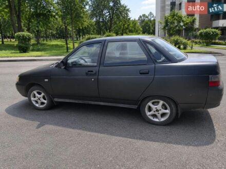 Черный ВАЗ 2110, объемом двигателя 1.6 л и пробегом 220 тыс. км за 1200 $, фото 1 на Automoto.ua