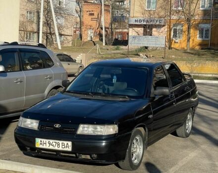 Черный ВАЗ 2110, объемом двигателя 1.6 л и пробегом 235 тыс. км за 1400 $, фото 1 на Automoto.ua