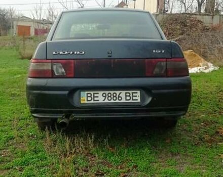 Черный ВАЗ 2110, объемом двигателя 1.6 л и пробегом 99 тыс. км за 1450 $, фото 1 на Automoto.ua