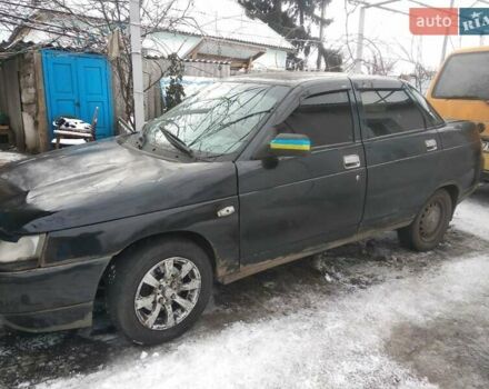 Черный ВАЗ 2110, объемом двигателя 1.6 л и пробегом 257 тыс. км за 1800 $, фото 1 на Automoto.ua