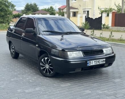 Чорний ВАЗ 2110, об'ємом двигуна 1.6 л та пробігом 193 тис. км за 1750 $, фото 1 на Automoto.ua