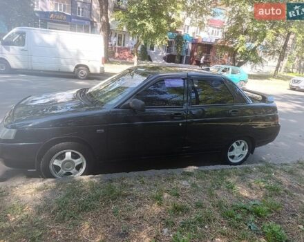 Чорний ВАЗ 2110, об'ємом двигуна 1.6 л та пробігом 186 тис. км за 1799 $, фото 1 на Automoto.ua