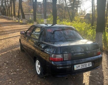 Черный ВАЗ 2110, объемом двигателя 1.6 л и пробегом 300 тыс. км за 2100 $, фото 1 на Automoto.ua