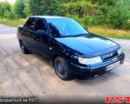Черный ВАЗ 2110, объемом двигателя 1.6 л и пробегом 235 тыс. км за 1900 $, фото 1 на Automoto.ua
