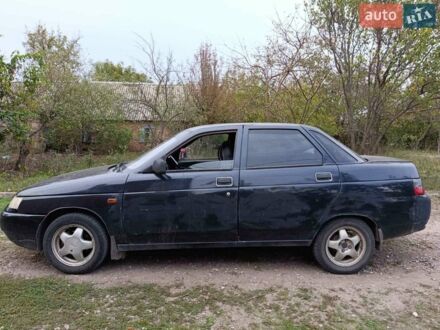 Черный ВАЗ 2110, объемом двигателя 1.6 л и пробегом 204 тыс. км за 1500 $, фото 1 на Automoto.ua