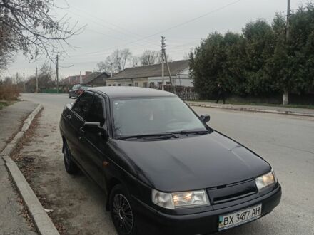 Черный ВАЗ 2110, объемом двигателя 1 л и пробегом 175 тыс. км за 1500 $, фото 1 на Automoto.ua