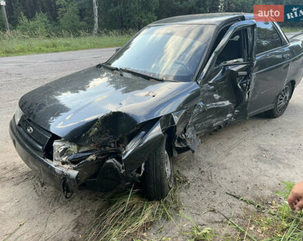 Черный ВАЗ 2110, объемом двигателя 1.6 л и пробегом 160 тыс. км за 1100 $, фото 1 на Automoto.ua