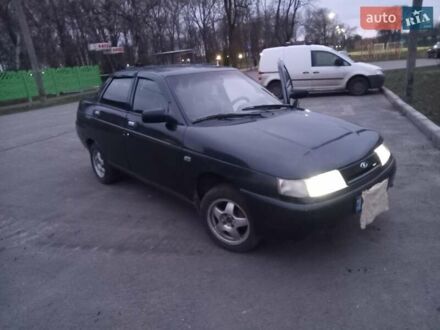 Чорний ВАЗ 2110, об'ємом двигуна 1.6 л та пробігом 185 тис. км за 1980 $, фото 1 на Automoto.ua