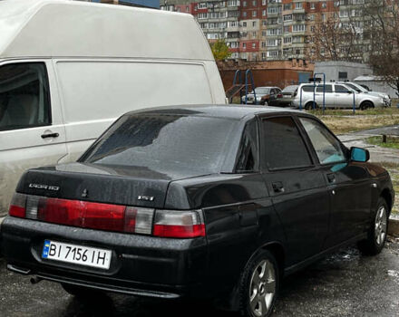 Чорний ВАЗ 2110, об'ємом двигуна 1.6 л та пробігом 131 тис. км за 2000 $, фото 1 на Automoto.ua