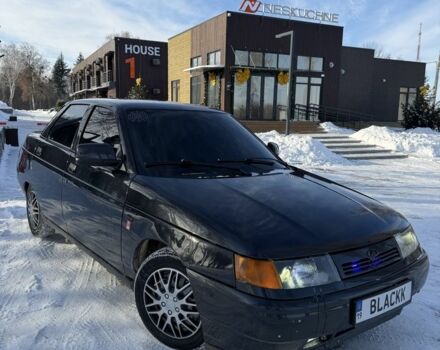 Черный ВАЗ 2110, объемом двигателя 1.6 л и пробегом 170 тыс. км за 2950 $, фото 1 на Automoto.ua