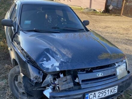 Черный ВАЗ 2110, объемом двигателя 1.6 л и пробегом 250 тыс. км за 1000 $, фото 1 на Automoto.ua