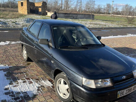 Черный ВАЗ 2110, объемом двигателя 1.6 л и пробегом 46 тыс. км за 2700 $, фото 1 на Automoto.ua
