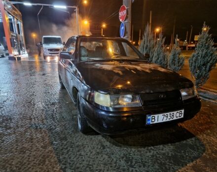 Черный ВАЗ 2110, объемом двигателя 2 л и пробегом 170 тыс. км за 1250 $, фото 1 на Automoto.ua